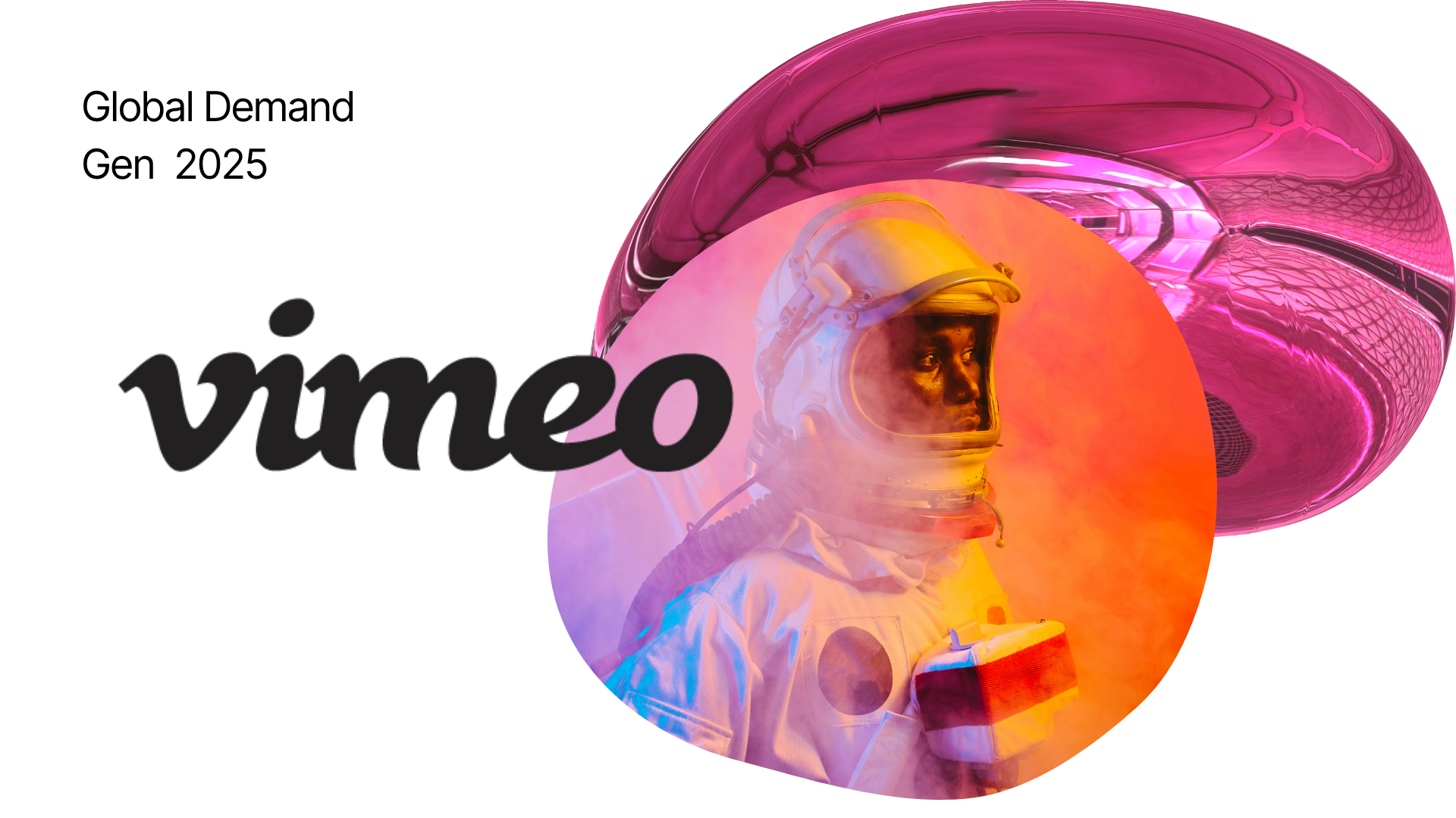 Vimeo Global Demand Gen 2025 campaign key art